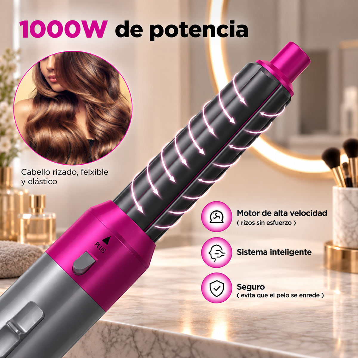 Cepillo Moldeador 5 en 1